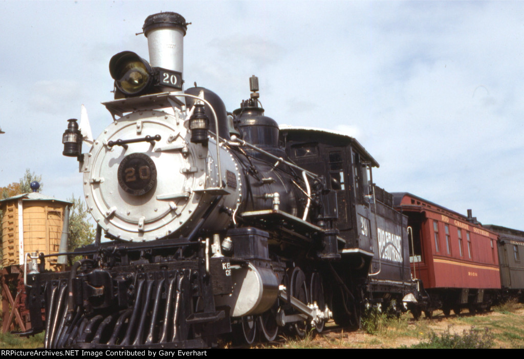 RGS 4-6-0ng #20 - Rio Grande Southern